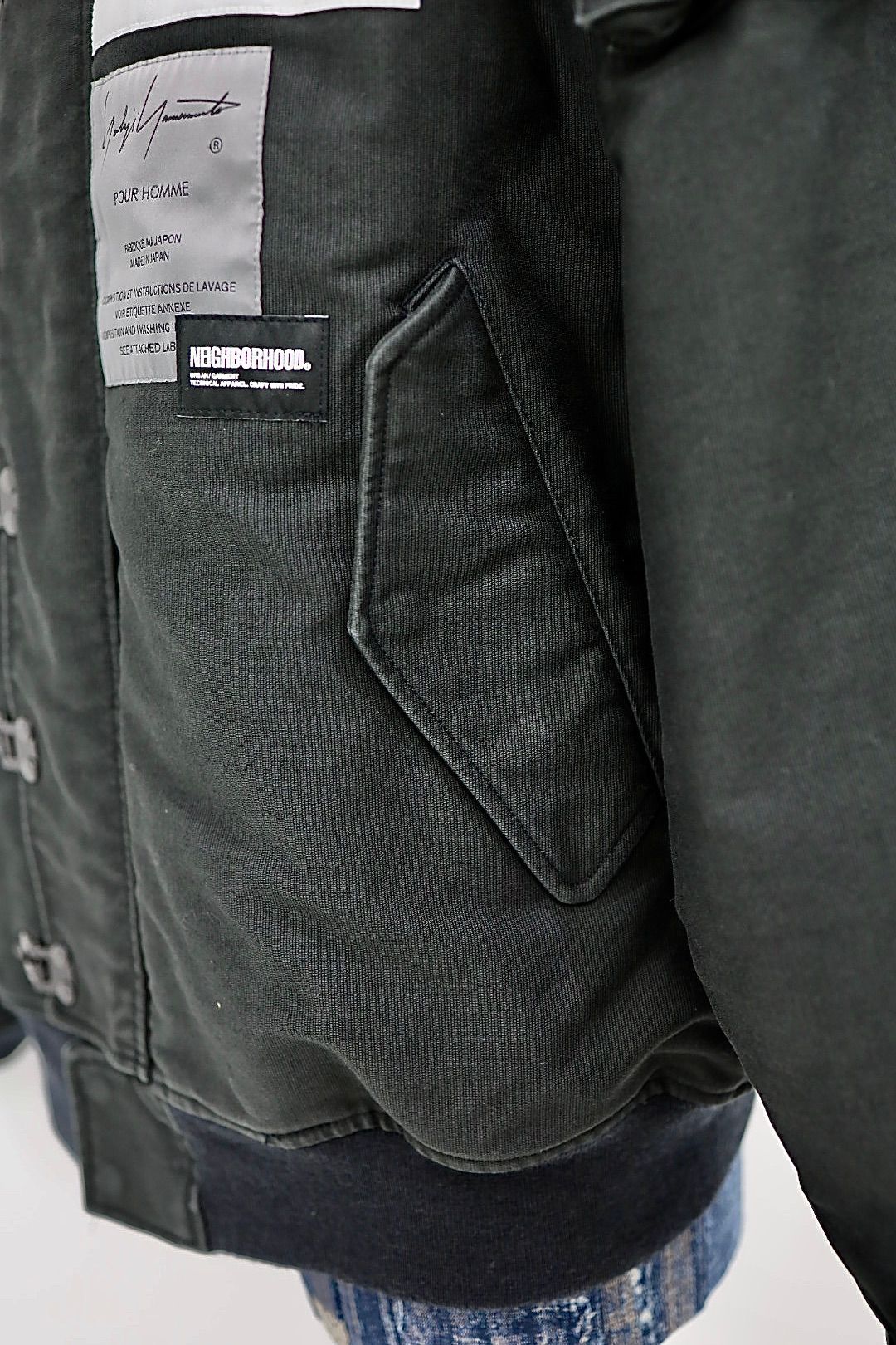 Yohji Yamamoto × NEIGHBORHOOD A-1 デッキジャケット(252SPYYN-JKM02S)BLACK★12月5日(金)発売！