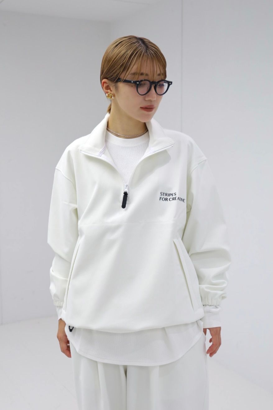 S.F.C 25FW エスエフシー HALF ZIP JACKET (SFCFW25J08)White