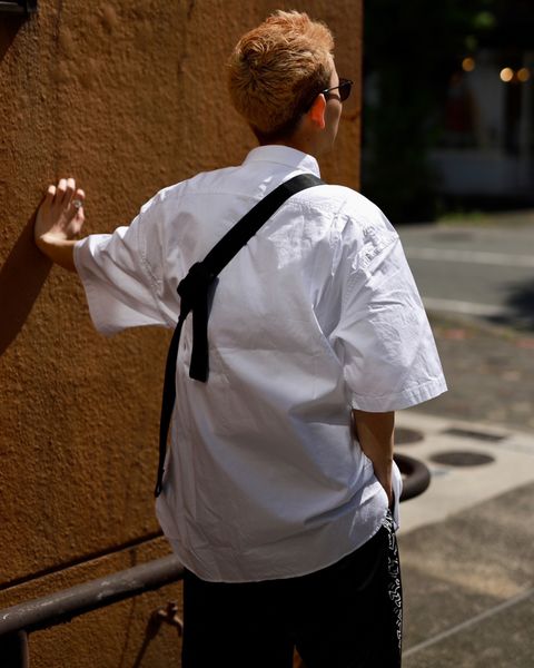 COMME des GARCONS HOMME コムデギャルソンオム23SS 綿オックスS/Sシャツ スタイル