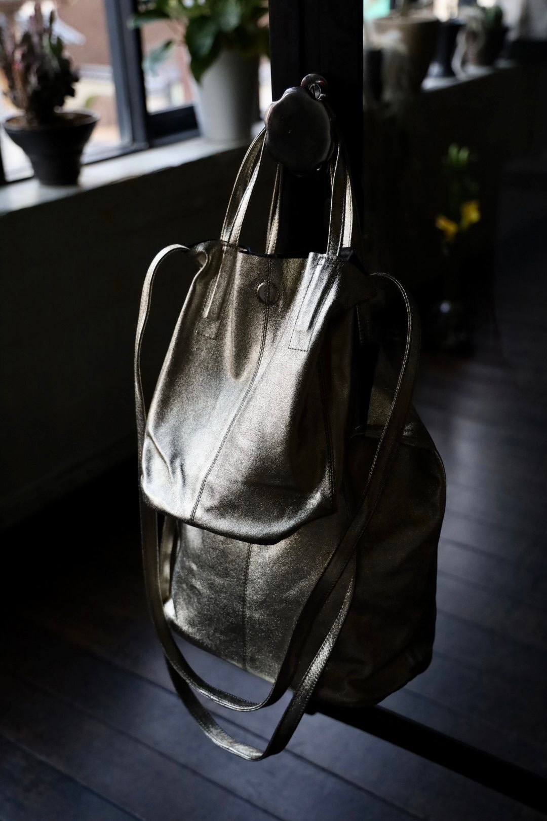 Morphee / モルフェトートバッグ 2WAY SMALL TOTE(LONG)GOLD