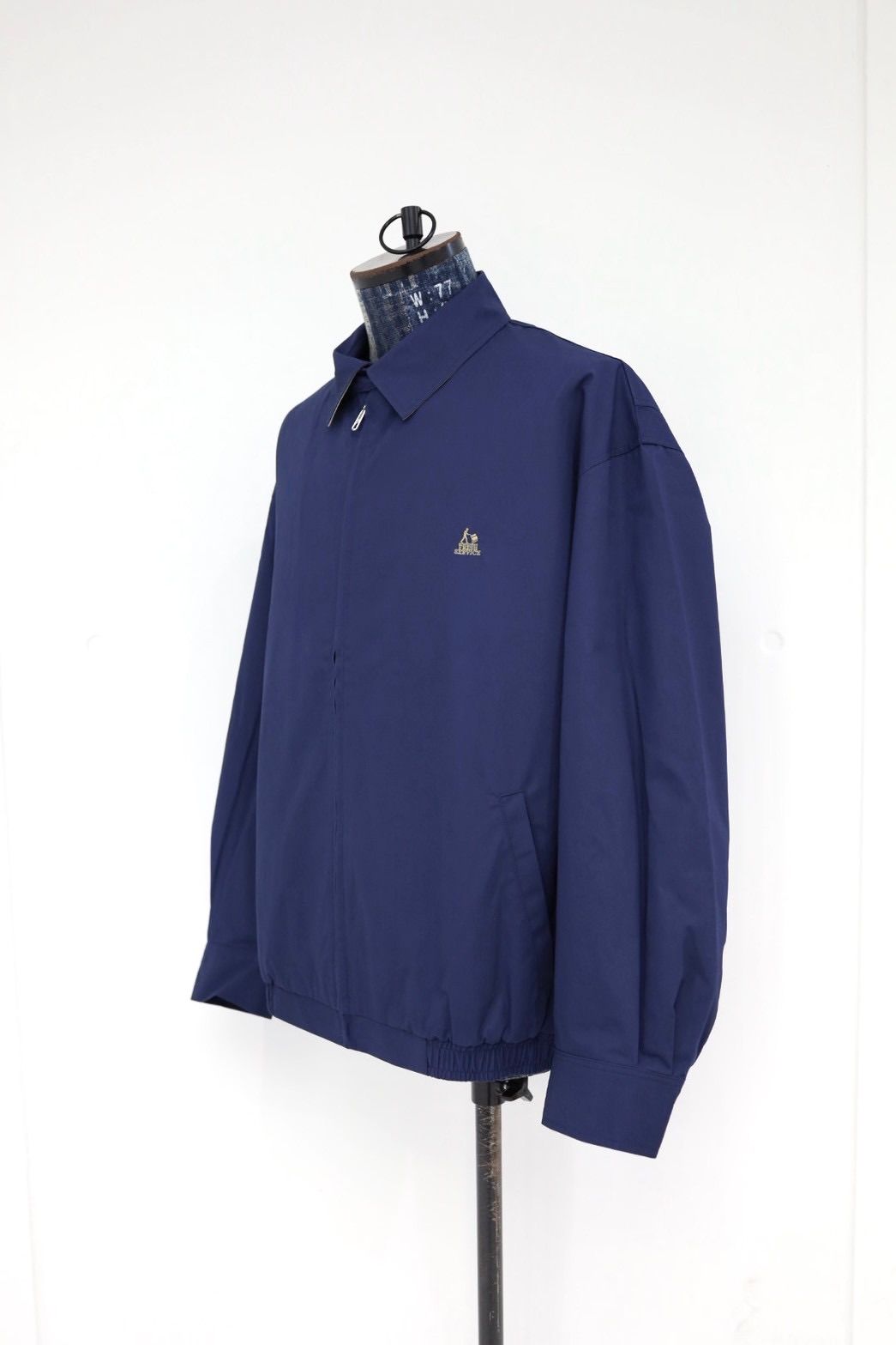 フレッシュサービス MADRAS LINED SWING TOP BLOUSON (FSC261-30294)NAVY★2月14日(土)発売