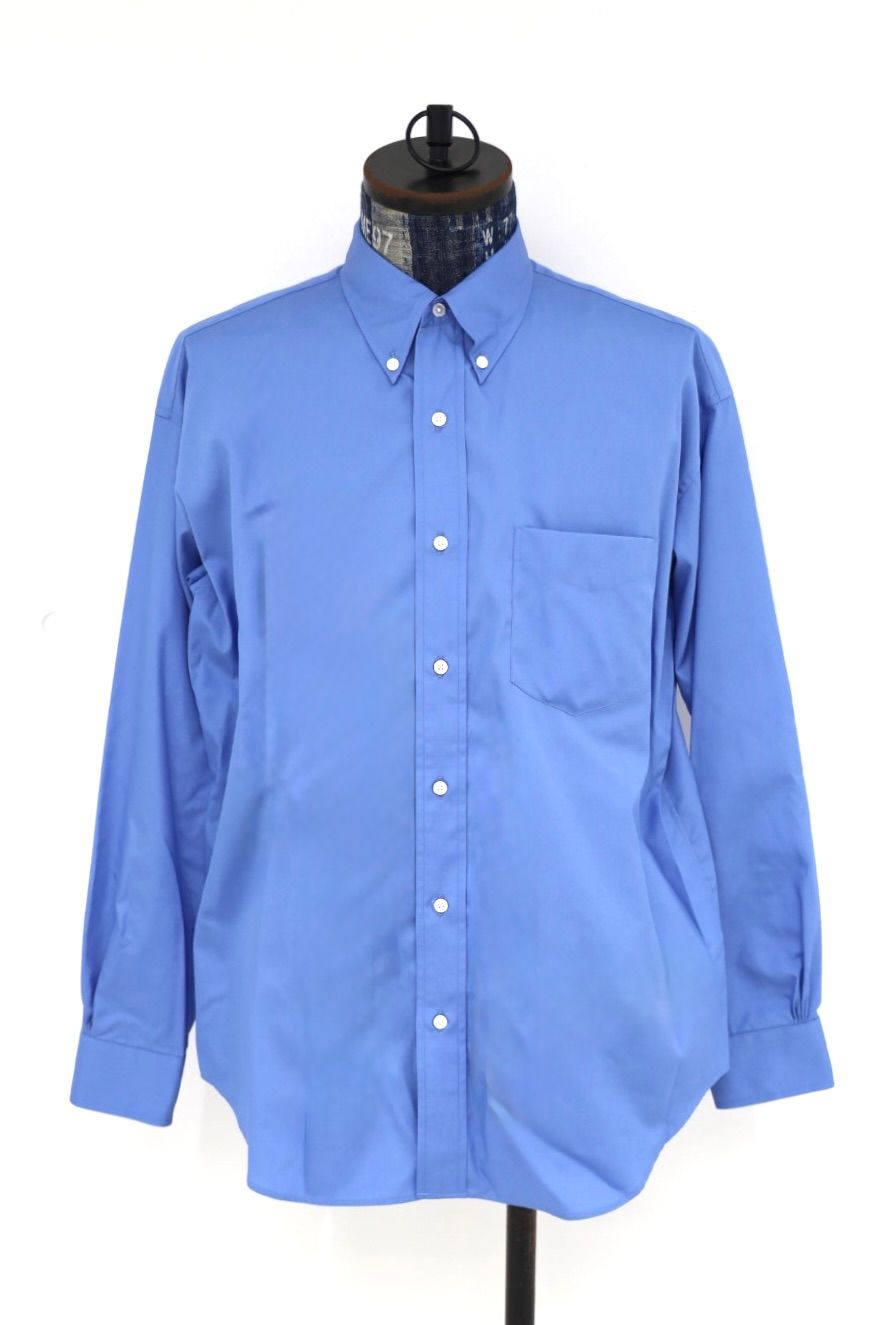 グラフペーパー Easy Care Poplin L/S B.D Box Shirt(GM263-50619)BLUE☆7月11日(土)発売！