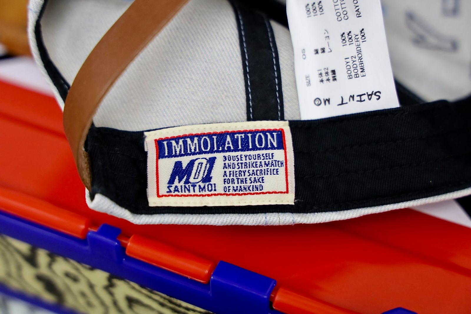 セントマイケル 26SS CAP/DENIM(SM-MK8-0000-083)BLUE