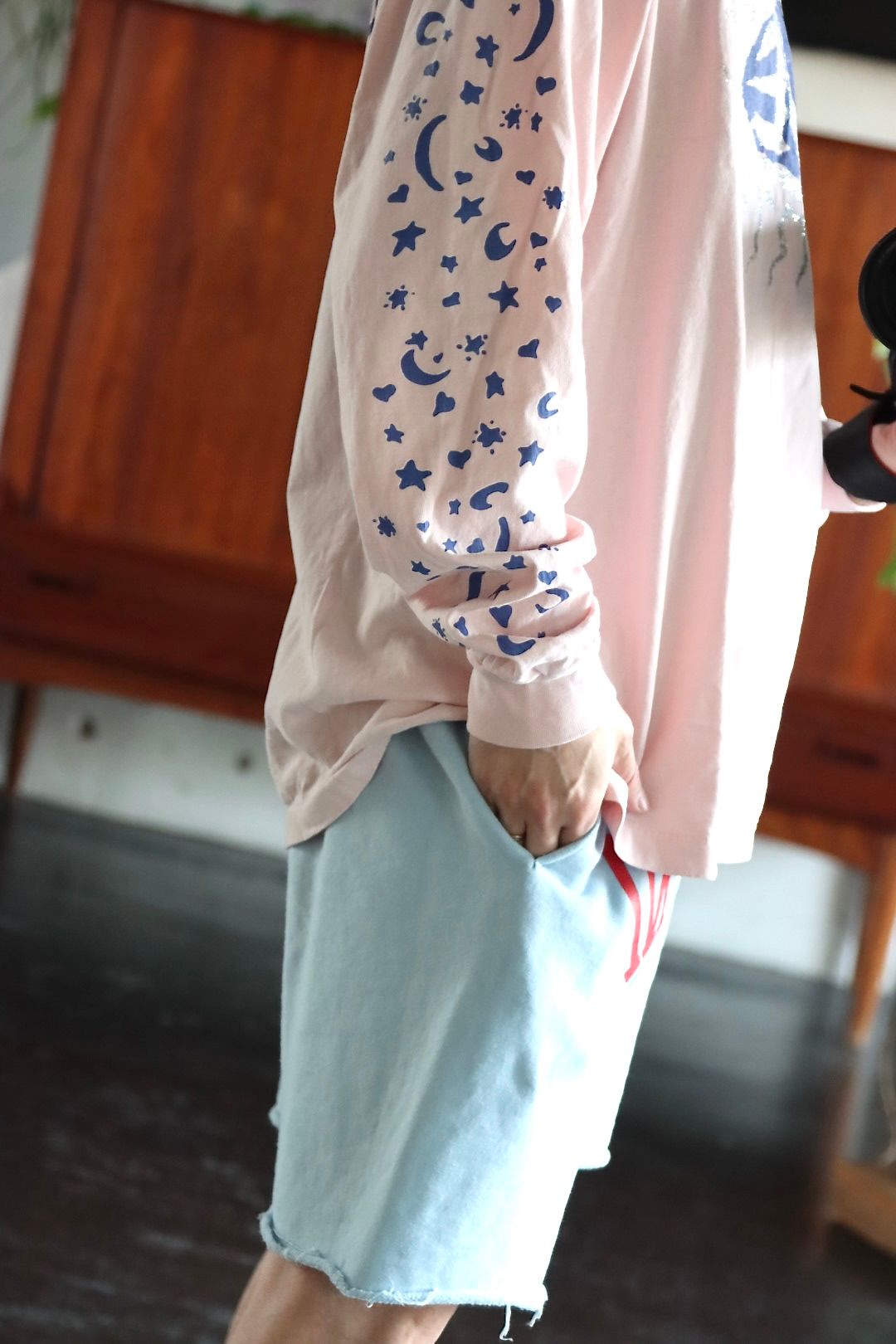 ©SAINT M×××××× LS TEE SAINT HOOD"PINK"style.