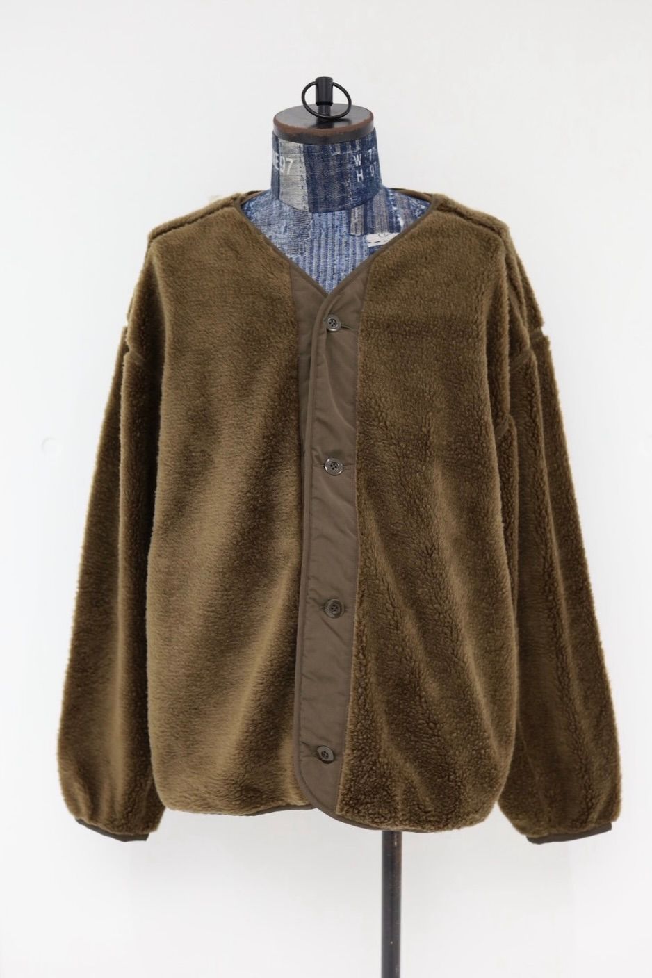 グラフペーパー Wool Boa Liner Blouson(GU263-30341)BROWN☆10月17日(土)発売！