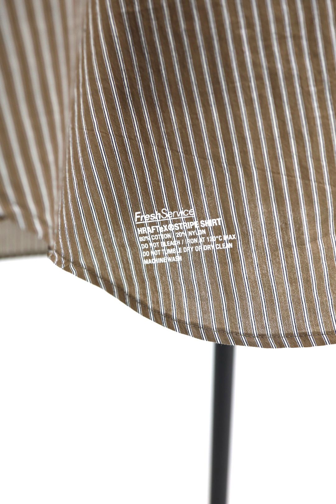フレッシュサービス 26SS HRAFTeX® S/S STRIPE SHIRT(FSC262-50008)BROWN STRIPE☆5月30日(土)発売！