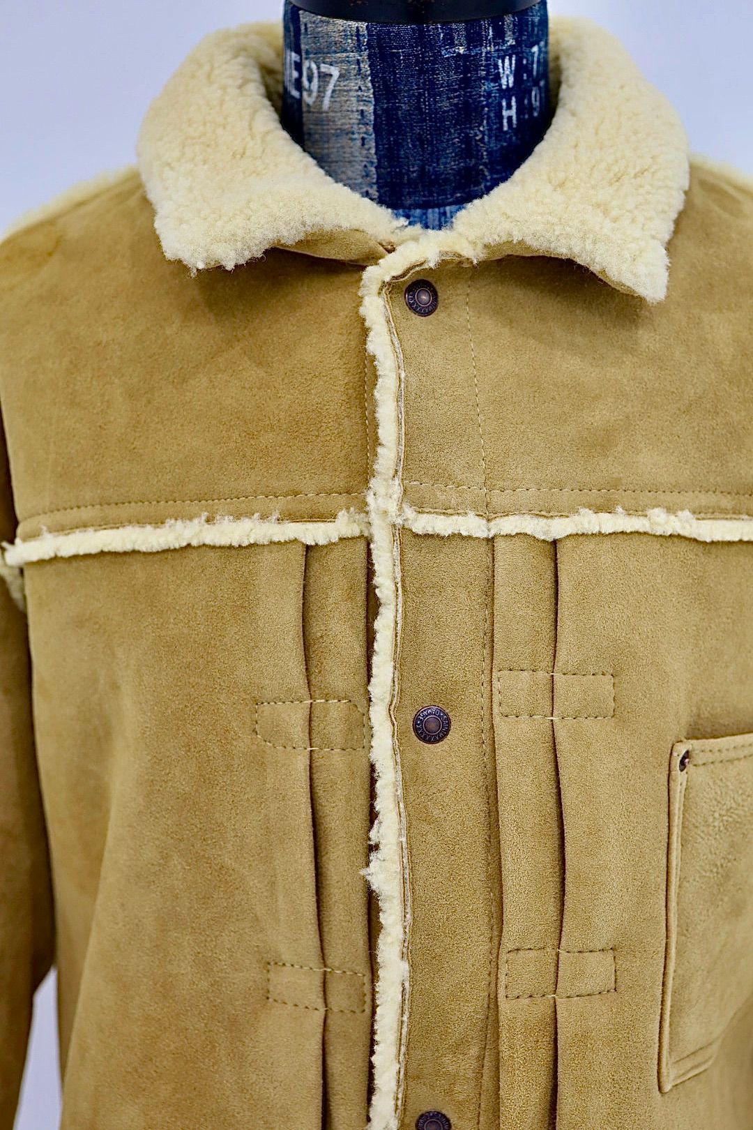 セントマイケル25AWベルベルジンコラボ BB_MOUTON JACKET (SM-HR1-0000-C59)BEIGE☆12月13日(土)新作発売！