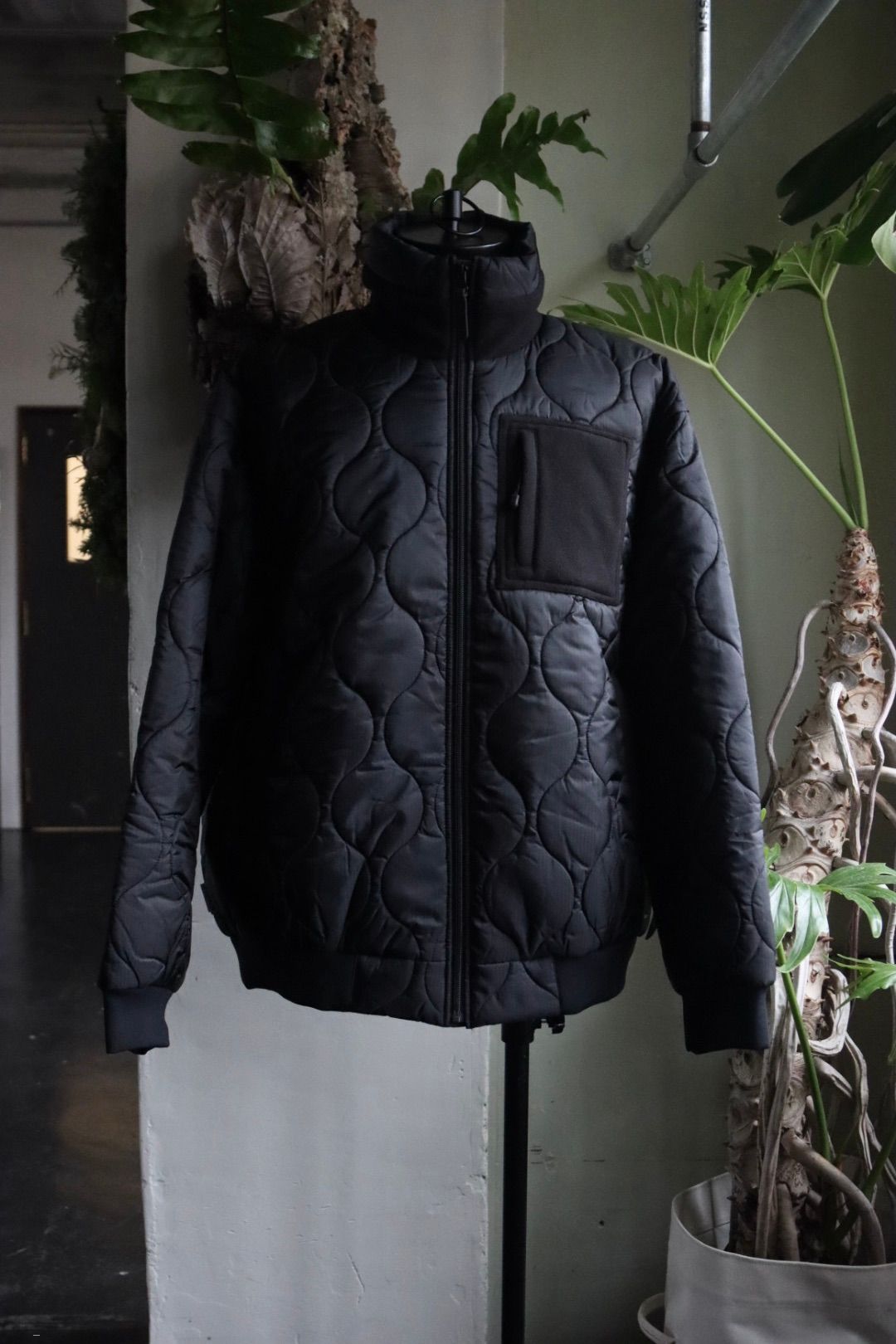 S.F.C エスエフシー 23FW SPOT QUILTED PUFF JACKET(SFCFW23SPJ01)Black×Black☆12月23日(土)発売！