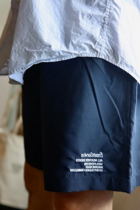 FreshService 22SS ALL WEATHER SHORTS"NAVY"style.2022.4.30.