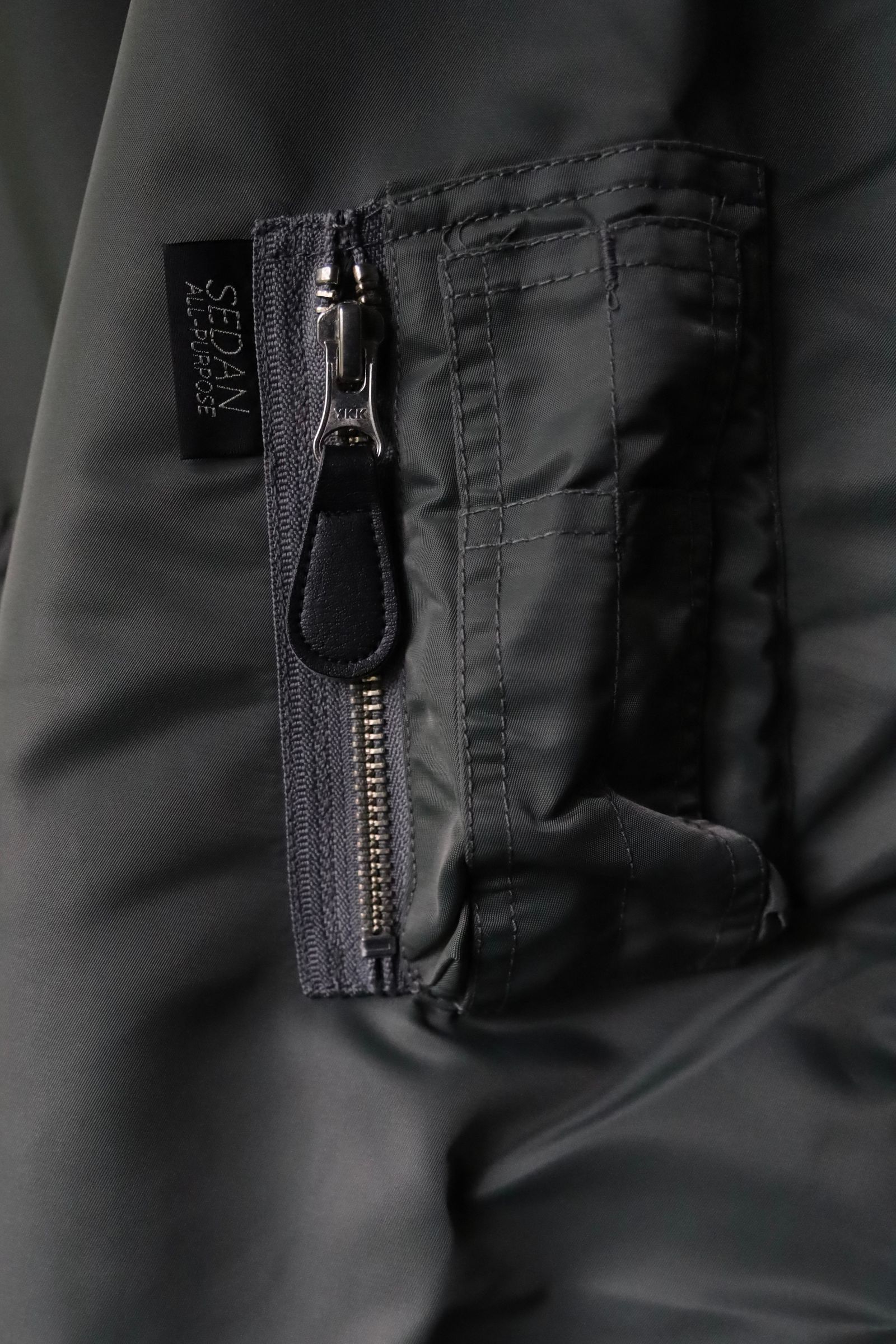 セダンオールパーパス FW24 Reversible CORDURA Flight Jacket(SD24F-JK05) Sage Green × Orange