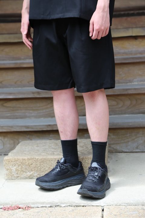 Graphpaper Selvage Wool S/S Oversized Box Shirt(GM212-50260) style.2021.6.19