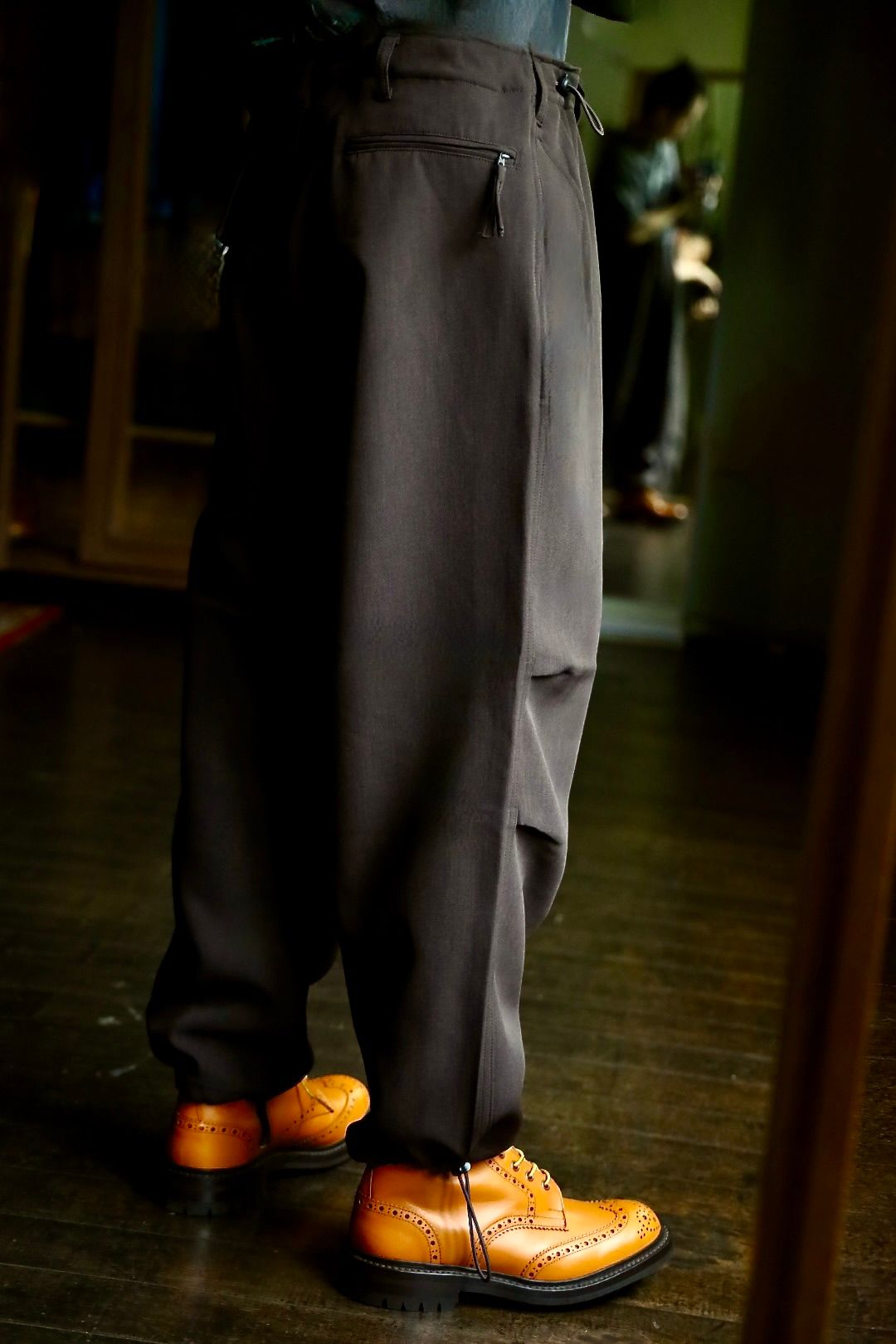 セダンオールパーパス FW24 Tech Wool Over Pant(SD24F-PT03) Chocolate