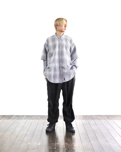 SEDAN ALL-PURPOSE SS24より新作Detachable Shadow Plaid BD Shirt style 2024.3.22