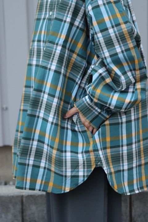 FreshService 22AW CORPORATE CHECK REGULAR COLLAR SHIRT style.2022.10.29
