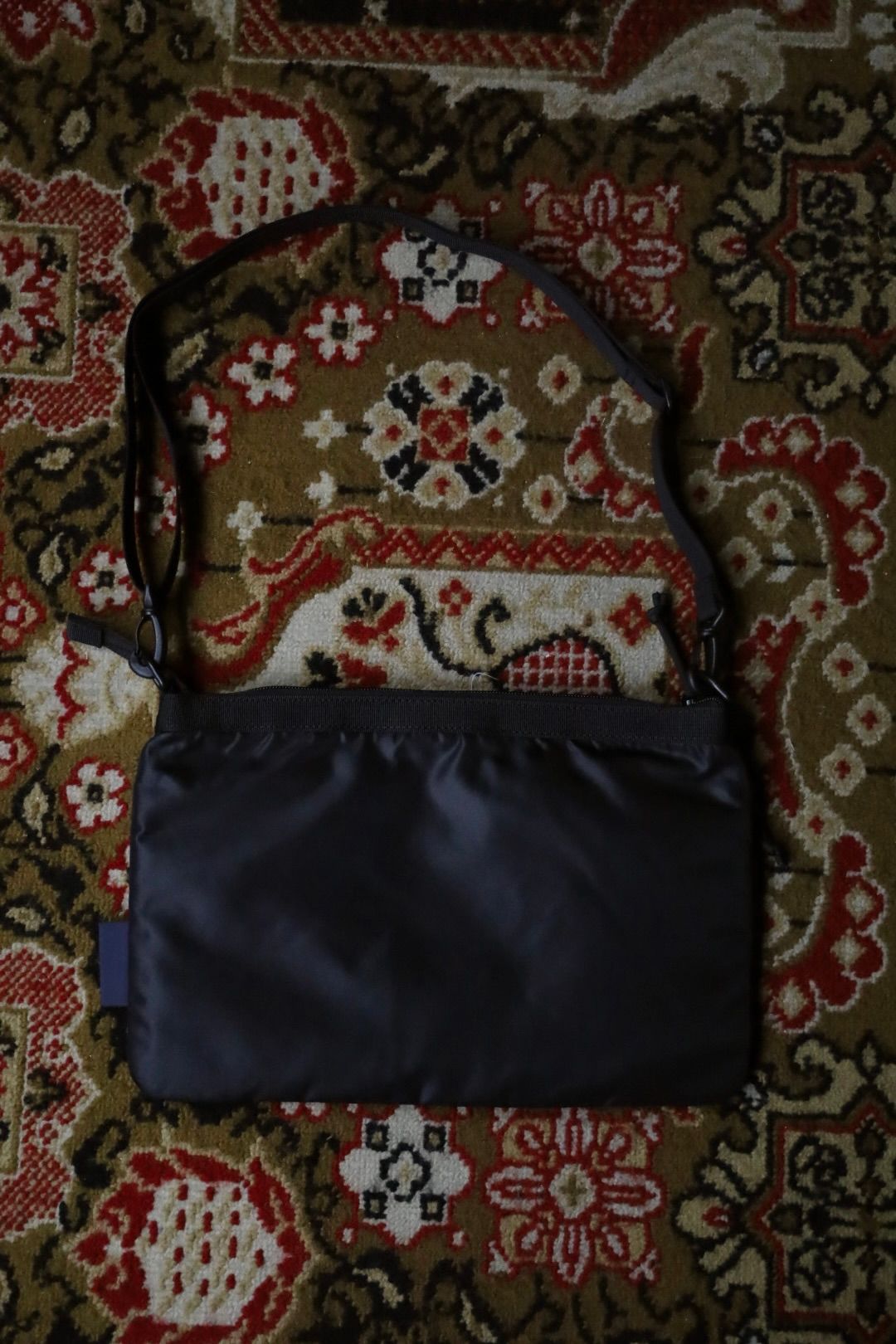 コムデギャルソンオム バッグ BRIEFING W-NAME REVERSIBLE SACOCHE(HR-K209-051)BLACK×BLACK☆10月2日(金)発売！