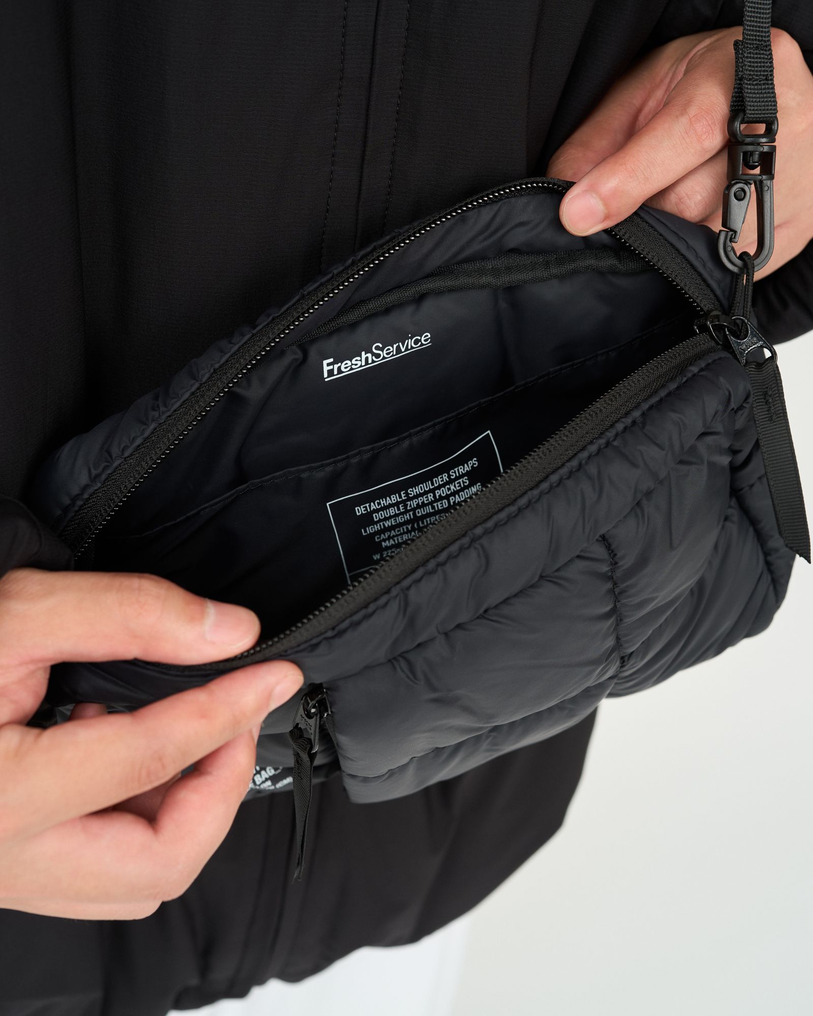フレッシュサービス 26AW PERTEX® QUANTUM QUILTED CUBE BAG_M(FSP263-90021)BLACK☆10月17日(土)新作発売！