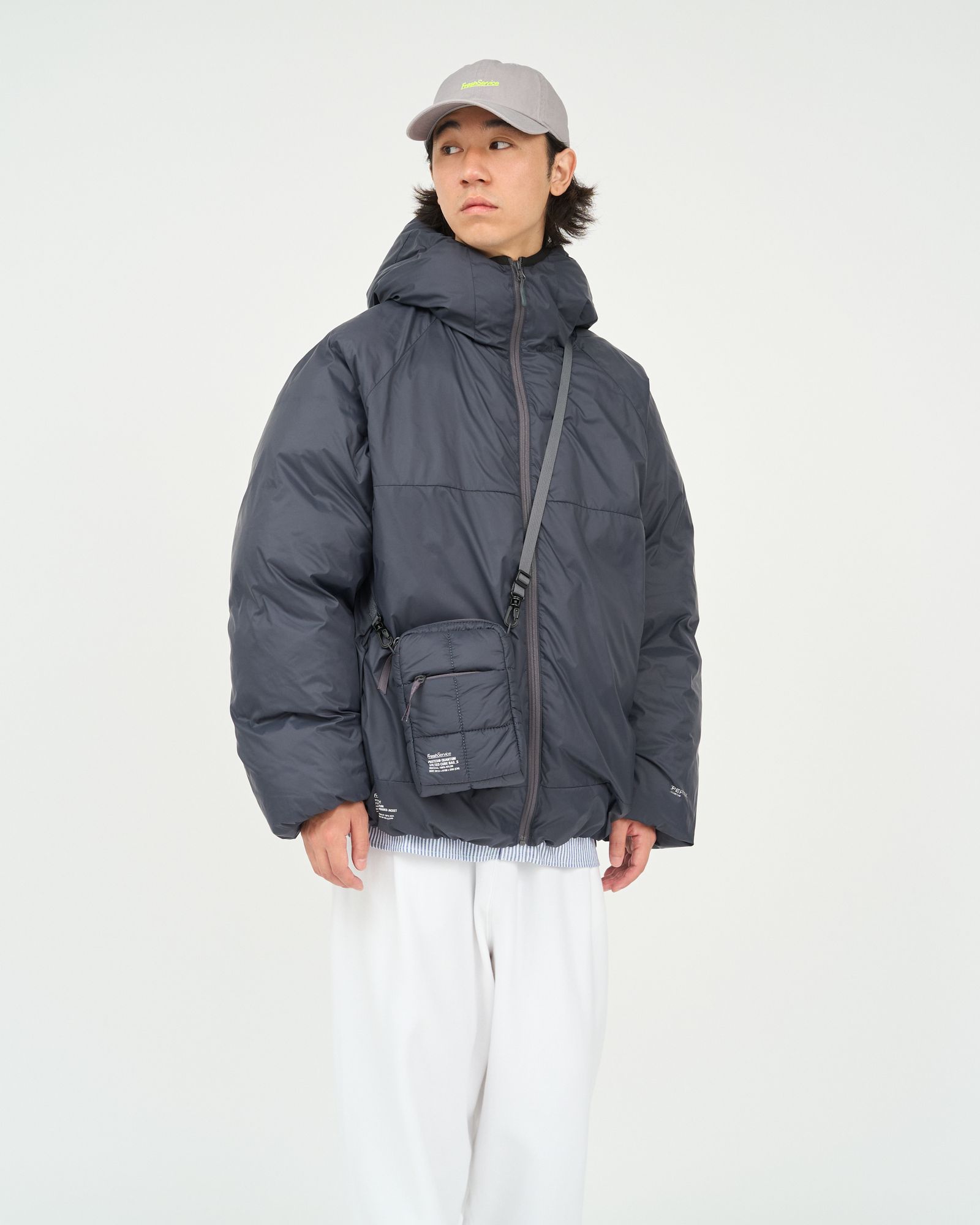 フレッシュサービス 26AW PERTEX® QUANTUM FUSION DOWN HOODED JACKET(FSC263-10101)TEAL BLUE☆10月17日(土)新作発売！