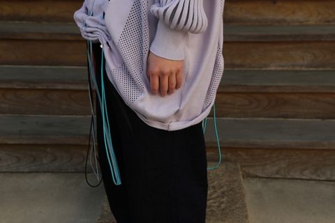 KIDILL×rurumu Drawcord Knit Pullover(KL495) style 2021.02.28.