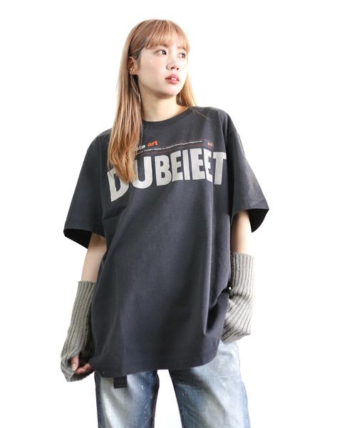 doublet 新作AI-GENERATED "DOUBLET" LOGO T-SHIRT style.2024.2.16