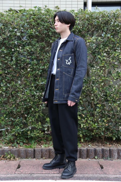 sulvam 2021SS 新作 サルバムMens slim denim jacket style.2020.12.19.