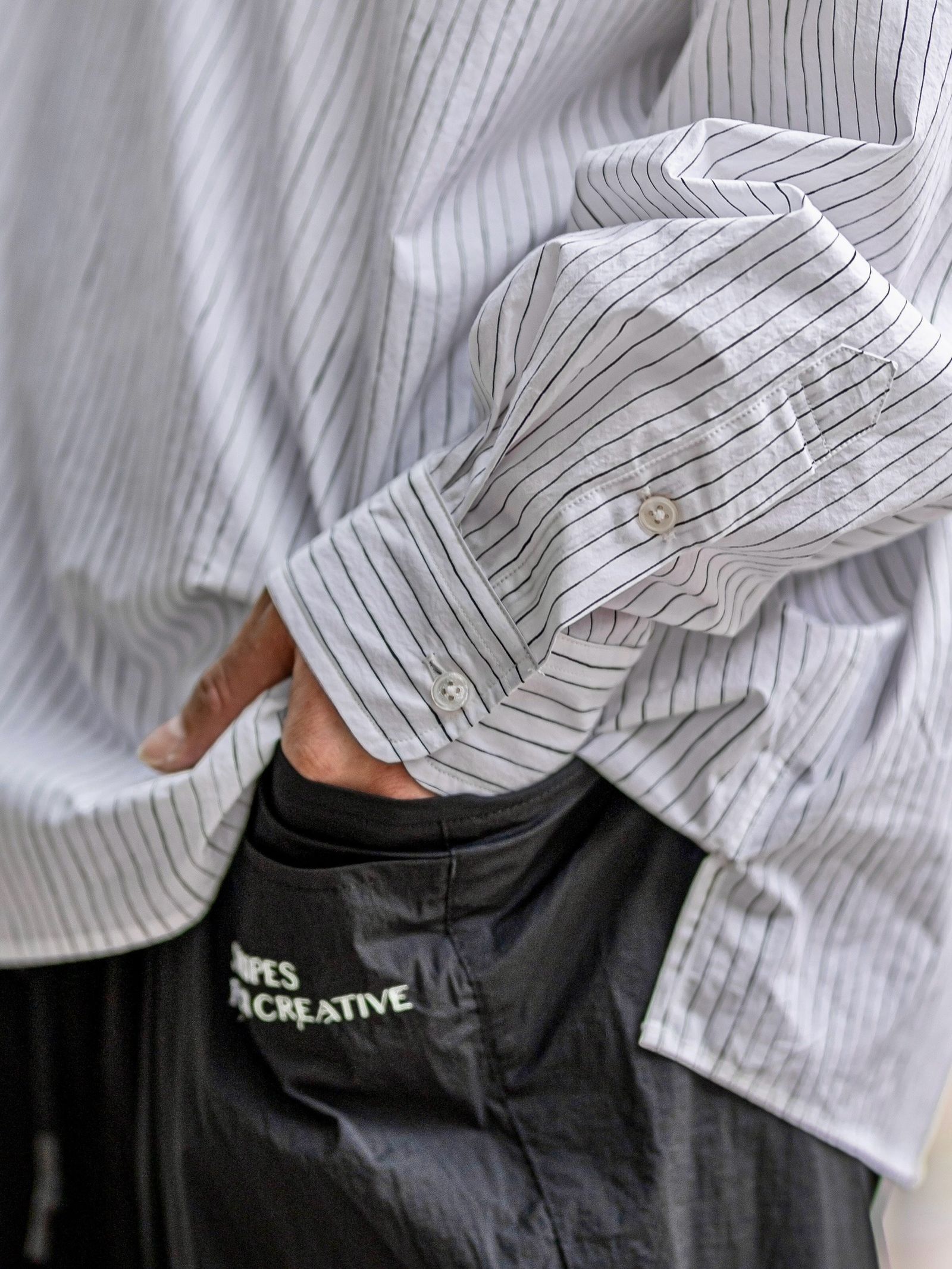 S.F.C 2026FW エスエフシー STRIPE CREWNECK SHIRT (SFCFW26S01)White☆9月12日(土)発売！