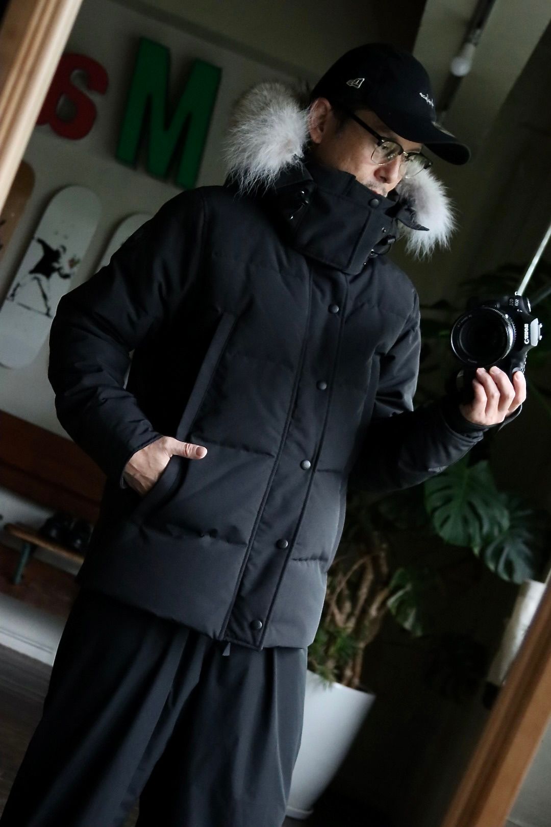 カナダグース22AW WYNDHAM PARKA BLACK LABELスタイル.2022.9.27