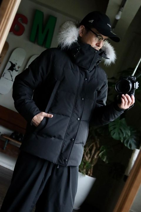 カナダグース22AW WYNDHAM PARKA BLACK LABELスタイル.2022.9.27.