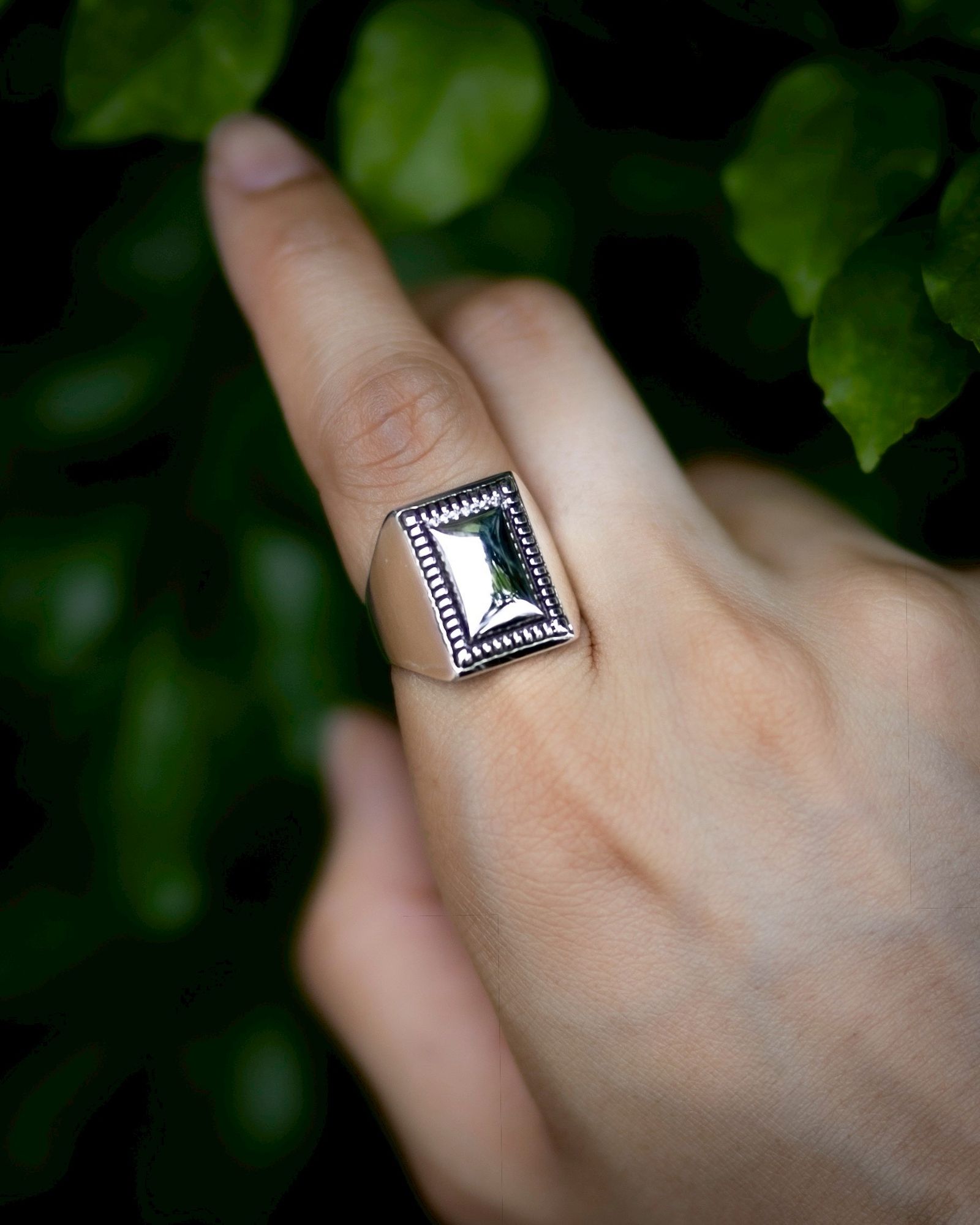 XOLO JEWERLY / ショロ ジュエリー 】Square Mirror Ring