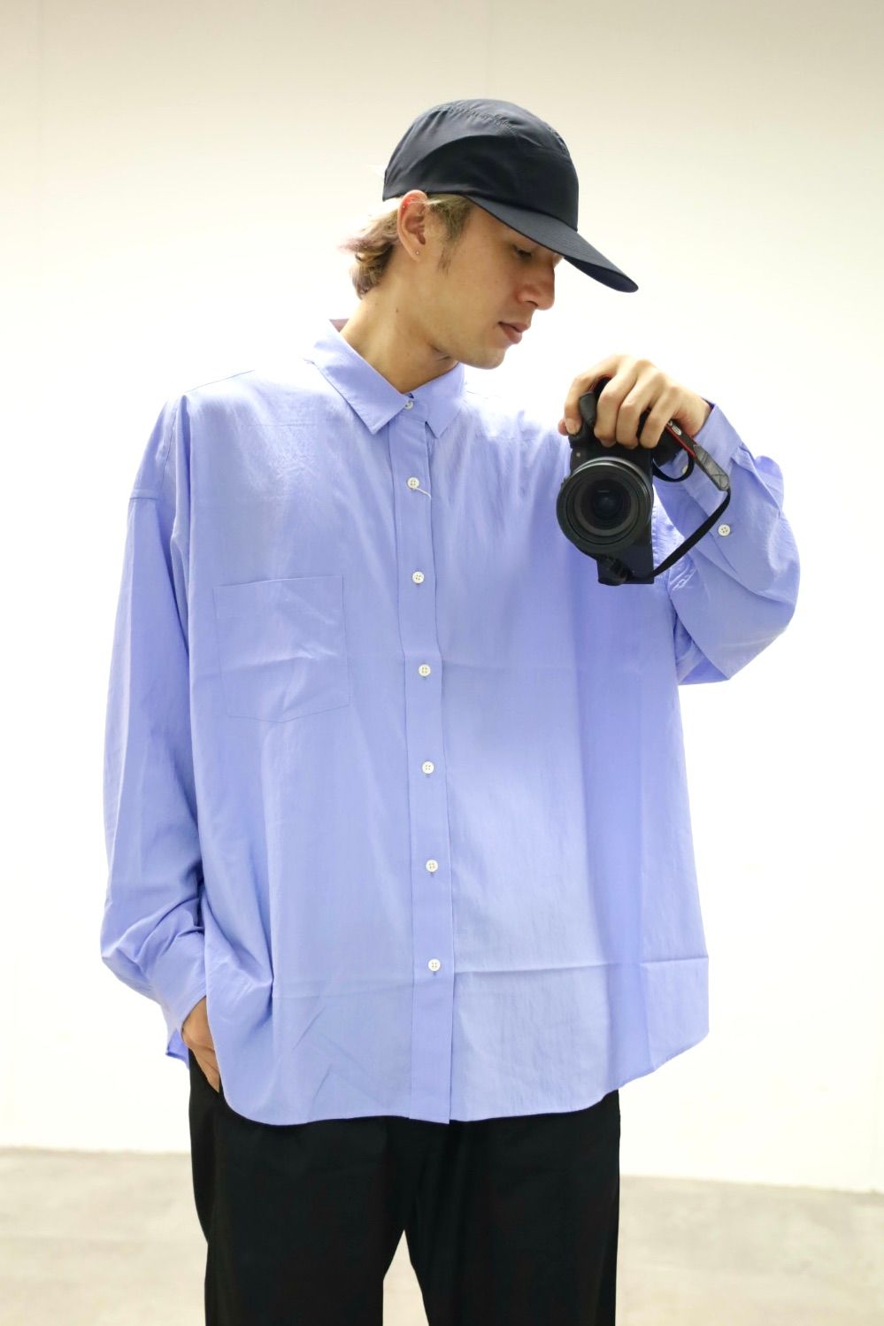 S.F.C 26SS エスエフシー R/N SHIRT(SCSS26S02)SAX☆2月28日(土)発売！
