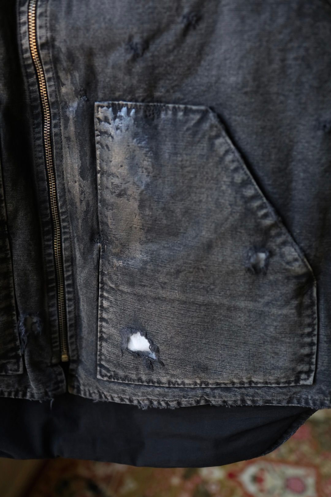 BOW WOW 25FWバウワウ  DUCK VEST AGED(BW252-DV)AGED BLACK★10月25日(土)発売!