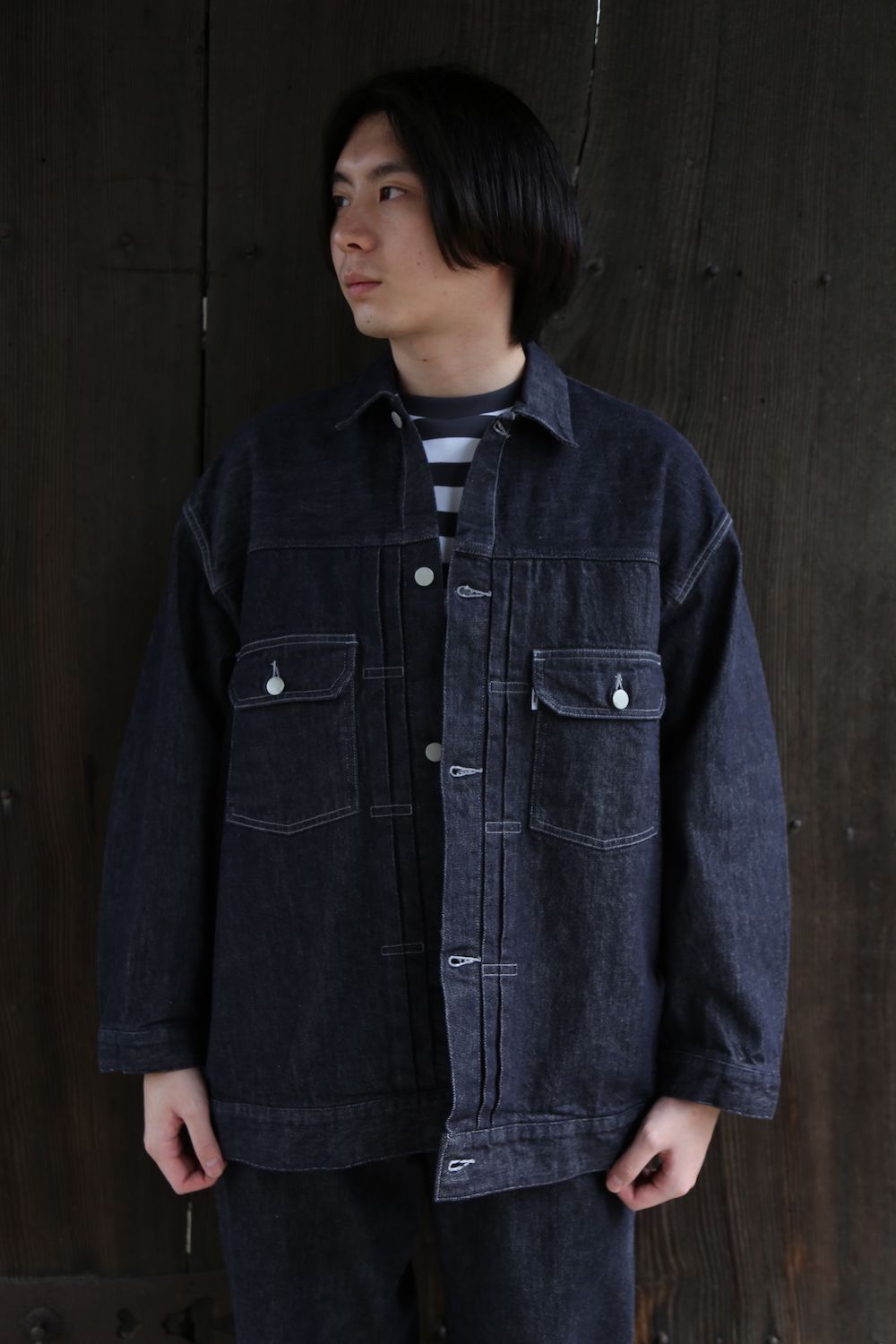 Graphpaper Colorfast Denim Blouson(GM204-30234B) style