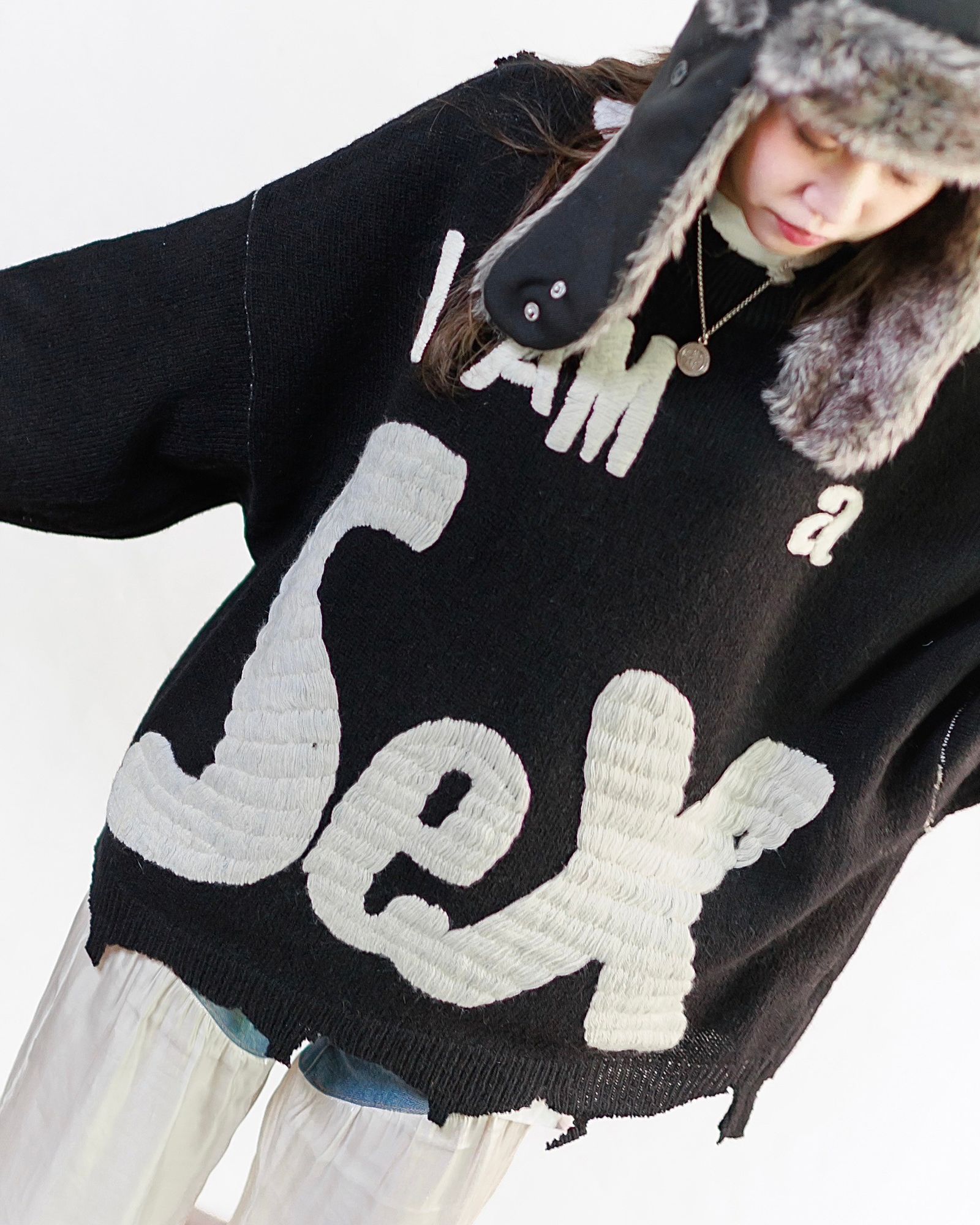 セントマイケル 新作I AM A SP_CREW KNIT style.2024.10.25