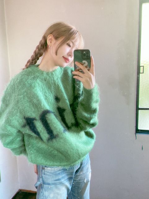 セントマイケル23AW 新作モヘアニット style.2023.10.19