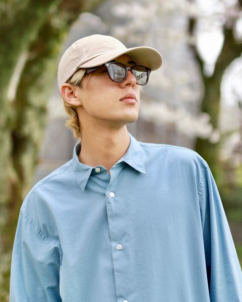 A.PRESSE 新作Regular Collar Shirtスタイル