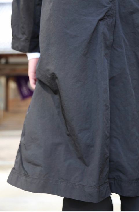 Graphpaper Garment Dyed Shop Coat"BLACK"style.9.22.