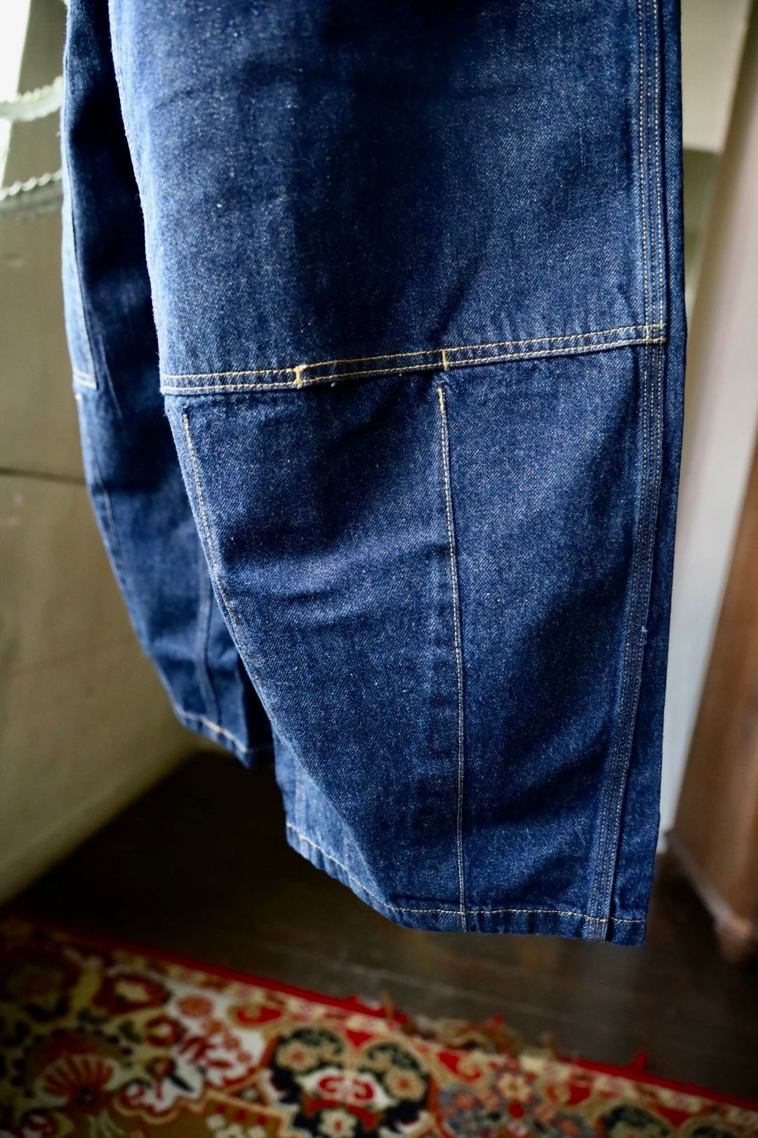 イズネス 26SS Double-Knee Balloon Painter Pants (26SS_12_1008SSBALOONPT01)INDIGO☆新作発売！