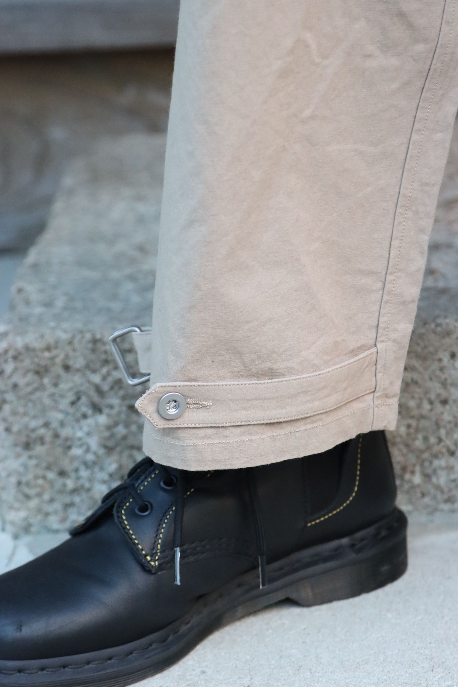 Ets.MATERIAUX  22SS French coveralls"OFF WHITE"style