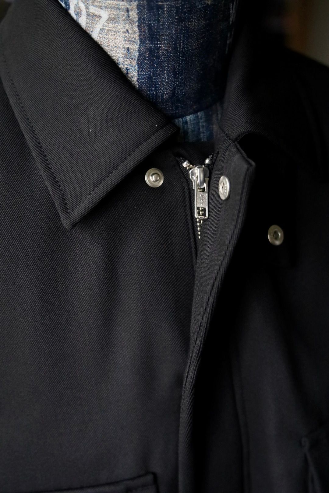 グラフペーパー 25AW Techno Wool Nylon Field Jacket(GM253-30315)BLACK☆9月27日(土)発売！