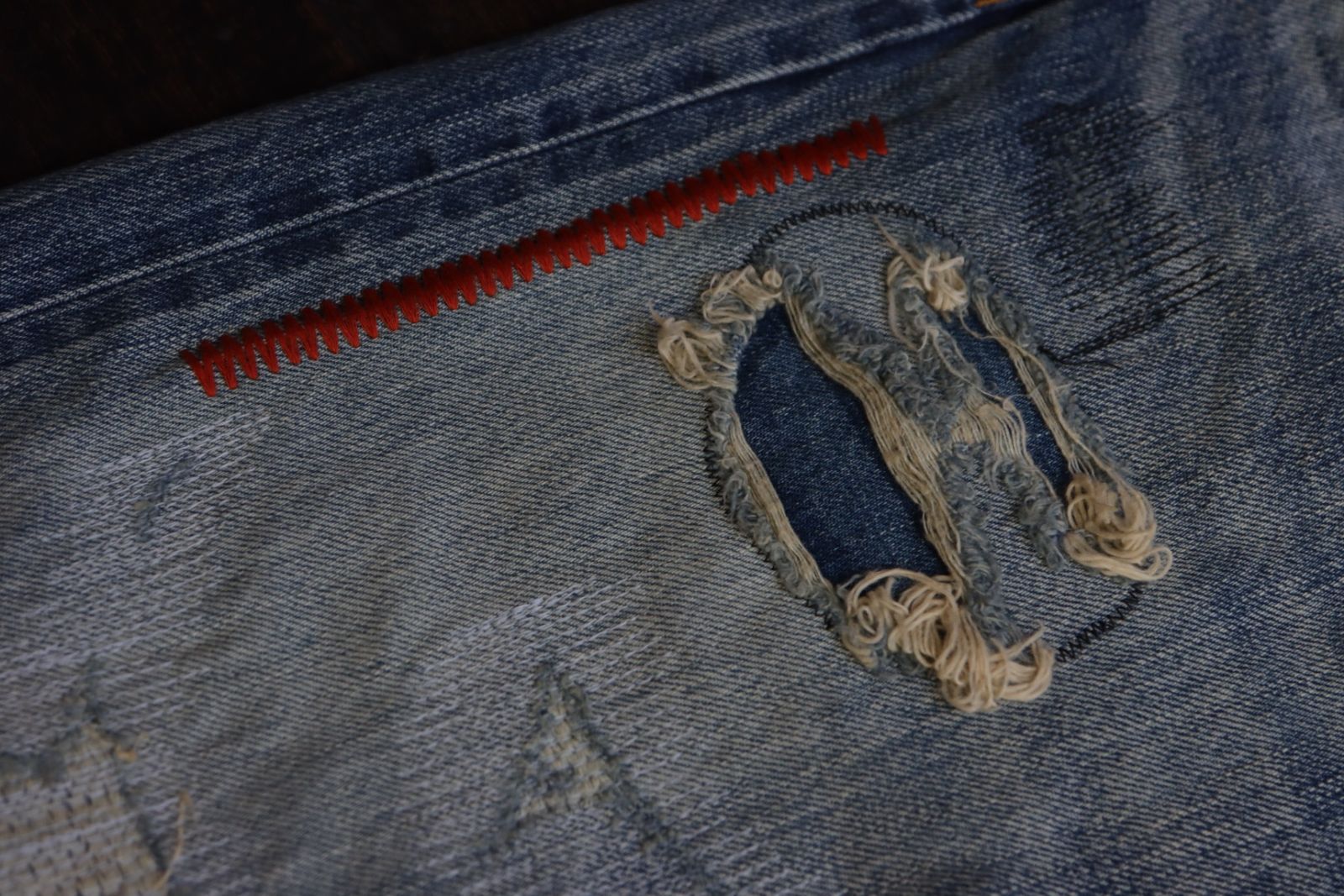 ファンダメンタル デニムCLASSIC STRAIGHT DENIM CS111(FA24MG111)INDIGO