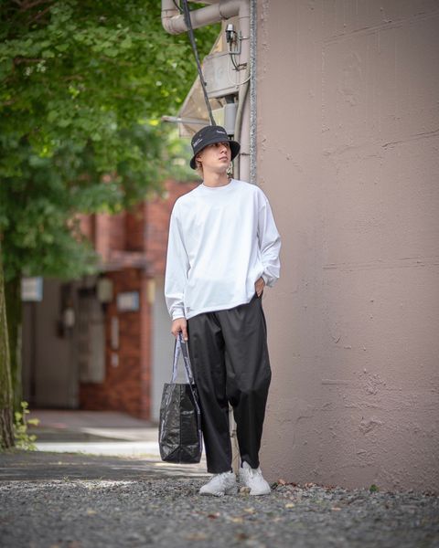 FreshService 新作DRY JERSEY L/S CREW NECK Tee(WHITE)style 2024.6.8