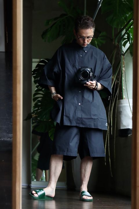 FreshService UTILITY S/S B.D SHIRT"BLACK"スタイル