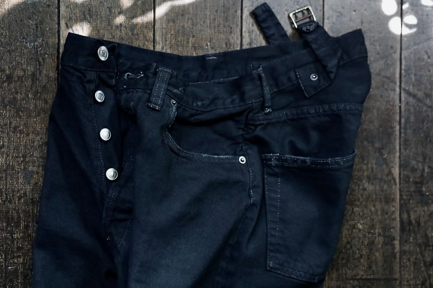 A.PRESSE - アプレッセ No.37 Washed Wide Denim Pants(24AAP-04 A.PRESSE - アプレッセ No.37 Washed Wide Denim Pants(24AAP-04