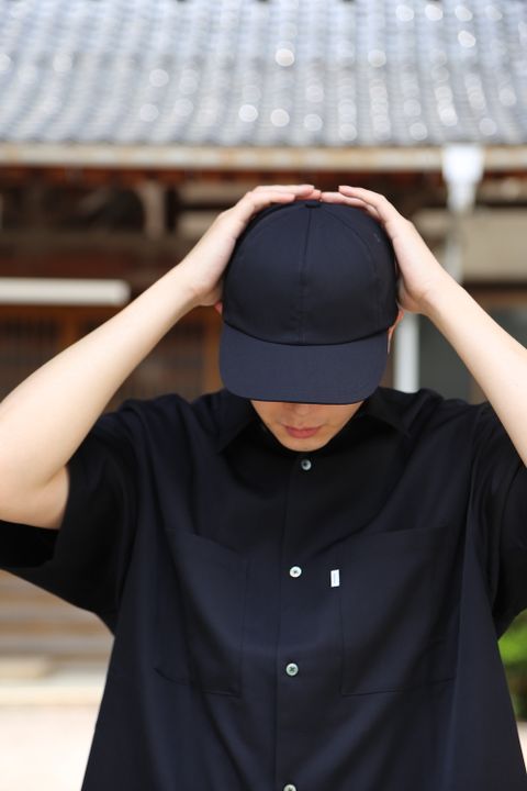 Graphpaper Selvage Wool S/S Oversized Box Shirt(GM212-50260) style.2021.6.19.