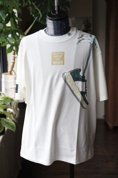 トーキングアバウト ジ アブストラクション 25SS HANG ON SHOULDER T-SHIRT(NPT-MMYT-002)WHITE