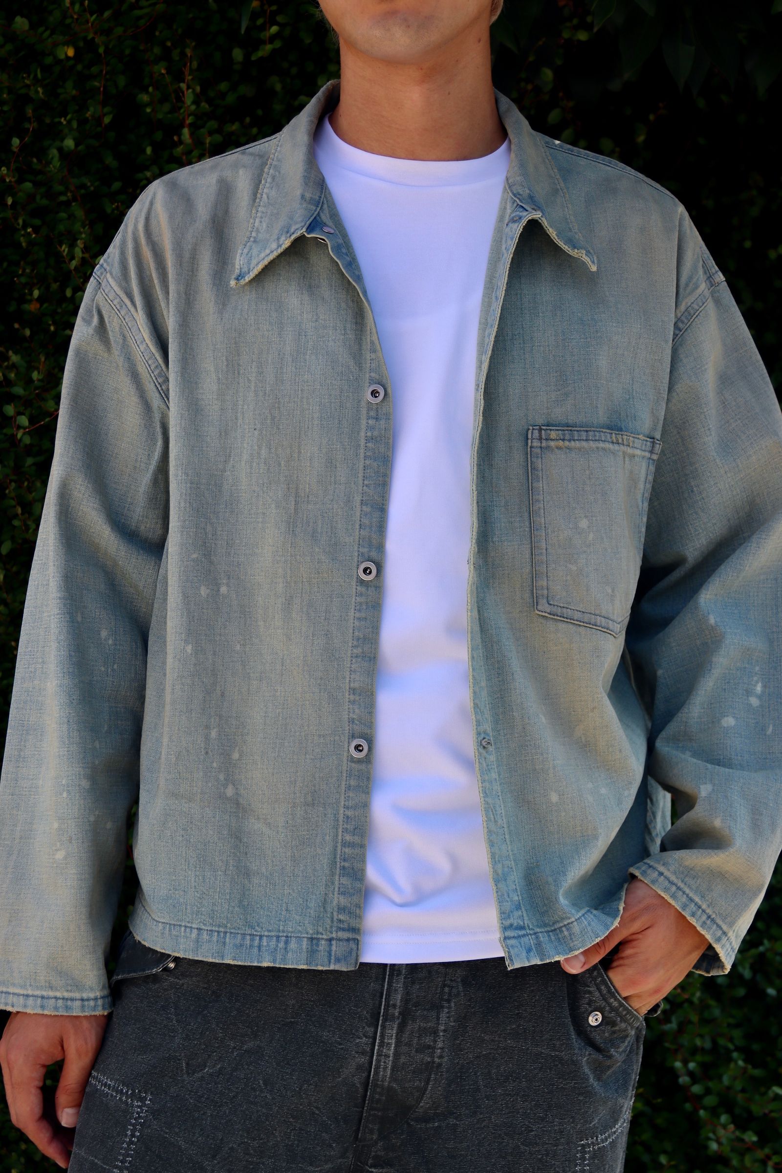 A.PRESSE US NAVY Denim Jacket 2 未使用タグ付き A.PRESSE US NAVY Denim Jacket 3月8日(土)新作発売！ | 6362 | mark