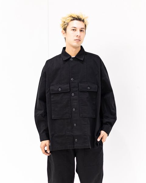 フレッシュサービス UTILITY FATIGUE SHIRT(FSC253-20146)BLACK☆10月11日(土)発売！