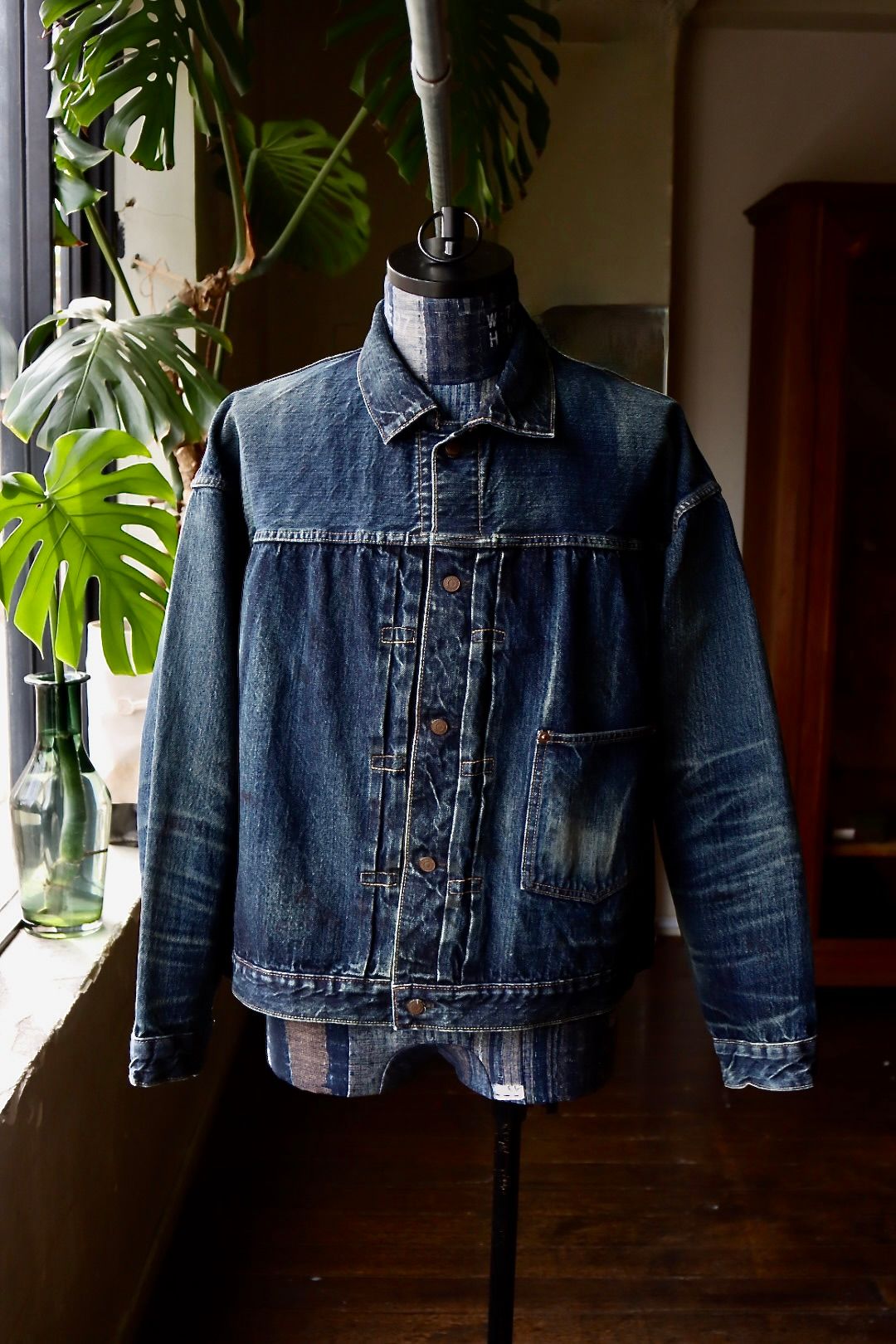 L60566665㎝SAINT M××××××ベルベルジンコラボFIRST DENIM JACKET