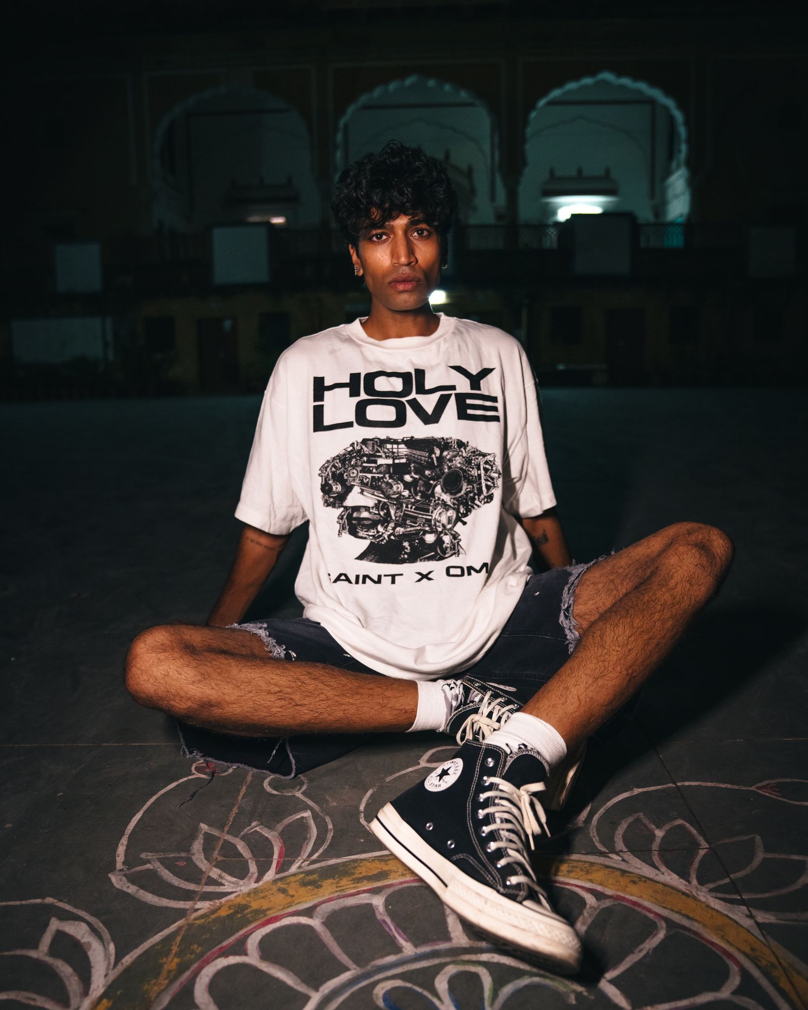 セントマイケル 26SS HOLY LOVE KK_SS T-SHIRT(SM-MK8-0000-C08)WHITE☆4月11日(土)発売！