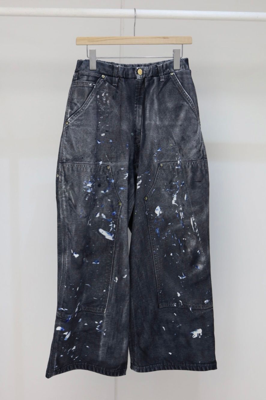 トーキングアバウト ジ アブストラクション 26SS ワイドパンツ PRINT DUCK WIDE PT(26SS-PT-002CH)BLACK新作発売！