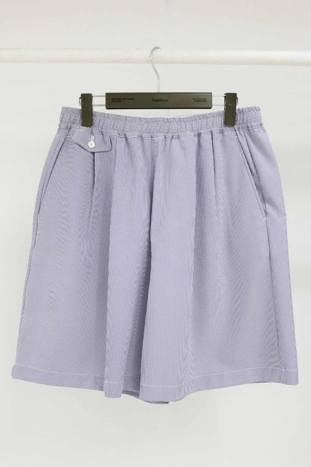 フレッシュサービス 26SS SEERSUCKER STRIPE EASY SHORTS(FSC262-40114)BLUE☆6月13日発売！